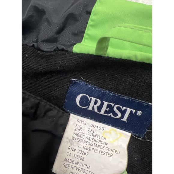 Vintage Wendy’s Employee Work Jacket 1990’s‎ Y2K Nylon Size 2 XL Black Rare - Picture 3 of 6